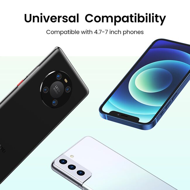 Suport de Telefon pentru Bord si Parbriz cu Ventuza, 360°, 4.7" - 7" - Ugreen LP200 (60990B) - Black