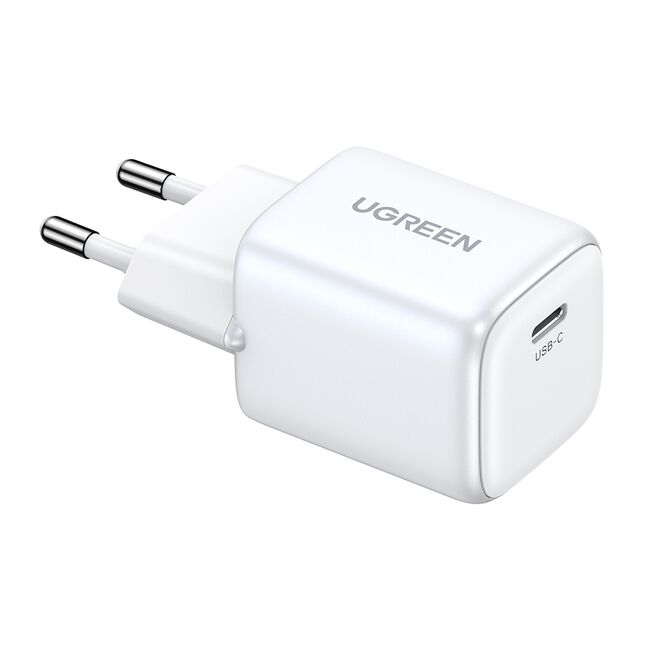 Incarcator USB-C, GaN, Fast Charging, 20W, 3A, QC4.0+ - Ugreen Nexode CD318 (15324) - White