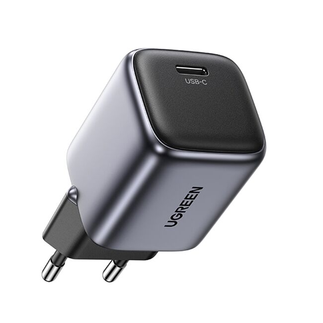 Incarcator USB-C, GaN, Fast Charging, 20W, 3A, QC4.0+ - Ugreen Nexode CD318 (90664) - Grey