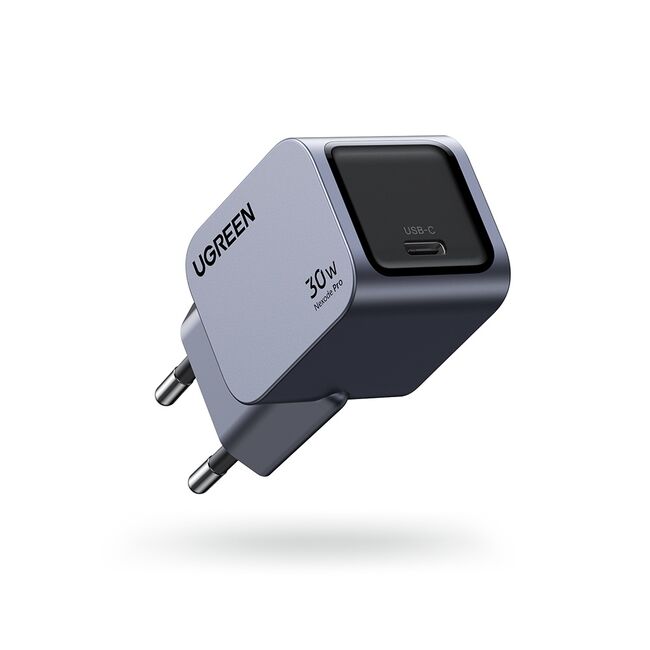 Incarcator pentru Priza Type-C, GaN, Fast Charging, 30W, 3A, PD3.0, QC4.0+ - Ugreen Nexode Pro X703 (35006) - Grey