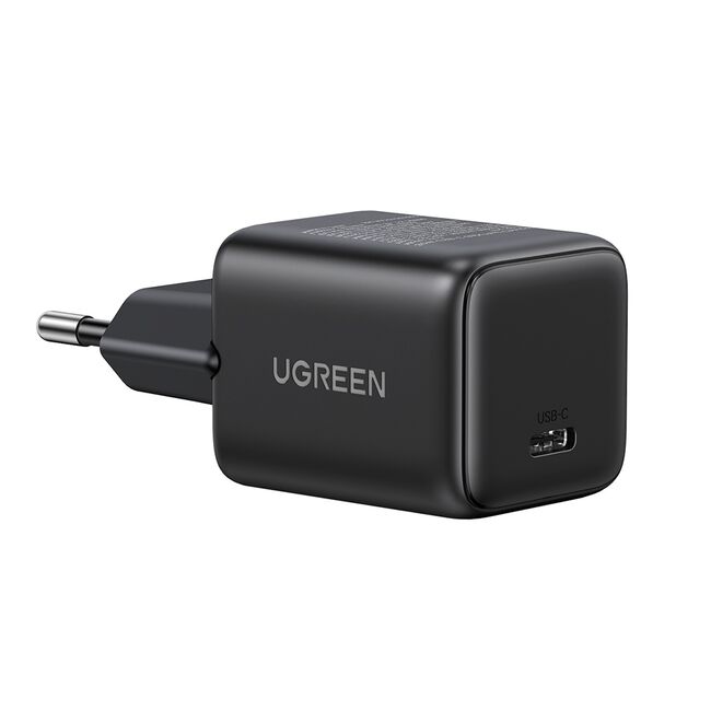 Incarcator USB-C, GaN, Fast Charging, 30W, QC4, 5V/3A - Ugreen X513 (65007) - Black