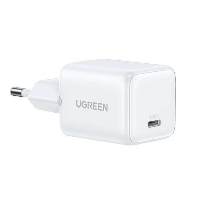Incarcator USB-C, GaN, Fast Charging, 30W, QC4, 5V/3A - Ugreen X513 (65009) - White