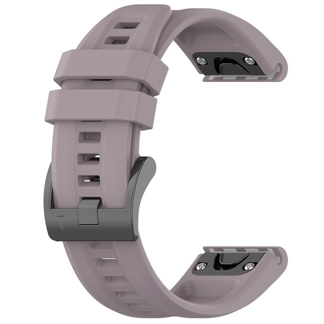 Curea pentru smartwatch Garmin Instinct 2S/2S Solar/Approach S70 42mm/ Fenix 7S Pro Sapphire Solar din silicon – Ideala pentru Stil Activ - latime 20 mm - Lavanda