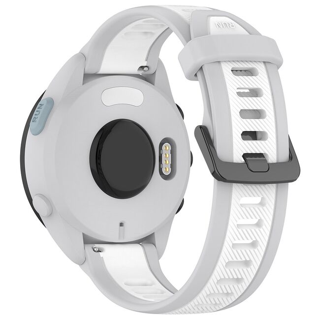 Curea pentru smartwatch Huawei Watch GT 4 (46mm) / Gt 4 Pro (46mm) / GT 2 (46mm) / GT 2 Pro / GT 3 Pro (46mm) / GT 3 / Ultimate  - din silicon rezistent - latime 22 mm Alb
