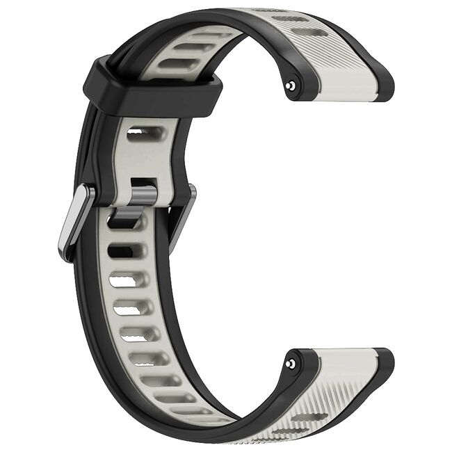 Curea pentru smartwatch Huawei Watch GT 4 (46mm) / Gt 4 Pro (46mm) / GT 2 (46mm) / GT 2 Pro / GT 3 Pro (46mm) / GT 3 / Ultimate  - din silicon rezistent - latime 22 mm Gri