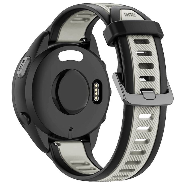 Curea pentru smartwatch Huawei Watch GT 4 (46mm) / Gt 4 Pro (46mm) / GT 2 (46mm) / GT 2 Pro / GT 3 Pro (46mm) / GT 3 / Ultimate  - din silicon rezistent - latime 22 mm Gri