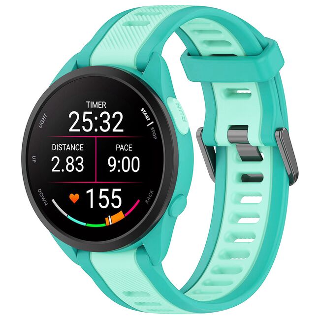 Curea pentru smartwatch Huawei Watch GT 4 (46mm) / Gt 4 Pro (46mm) / GT 2 (46mm) / GT 2 Pro / GT 3 Pro (46mm) / GT 3 / Ultimate  - din silicon rezistent - latime 22 mm Turcoaz