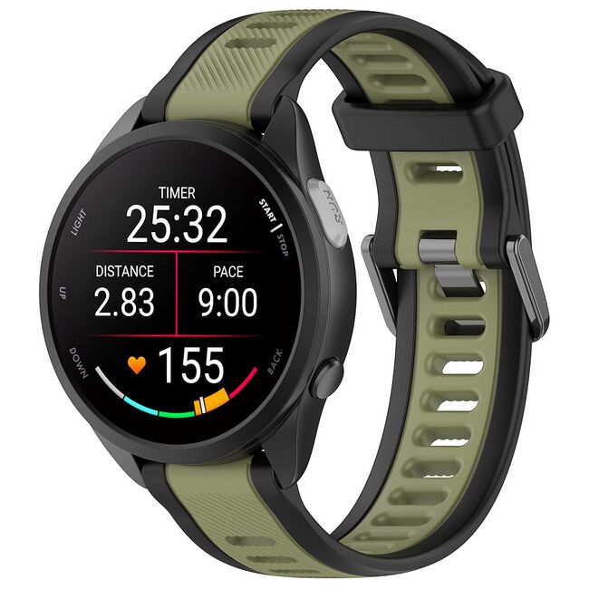 Curea pentru smartwatch Huawei Watch GT 4 (46mm) / Gt 4 Pro (46mm) / GT 2 (46mm) / GT 2 Pro / GT 3 Pro (46mm) / GT 3 / Ultimate  - din silicon rezistent - latime 22 mm Verde