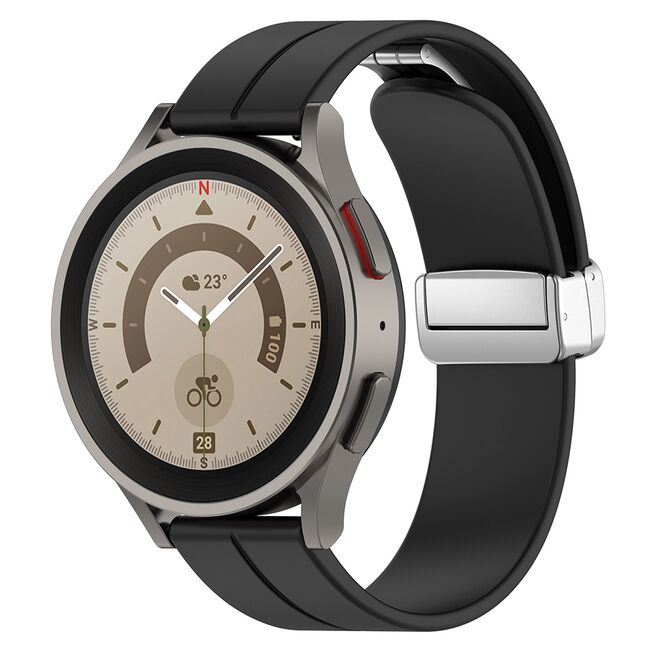 Curea pentru smartwatch Huawei Watch GT 4 Pro / GT 4 / GT 2 (46mm)/GT 2 Pro/GT 3 Pro (46mm)/ Ultimate - silicon confortabil - latime 22 mm Negru