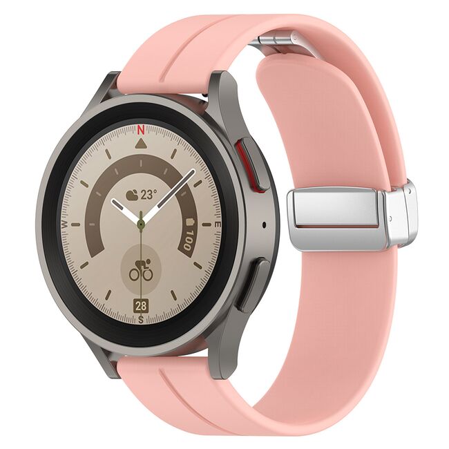 Curea pentru smartwatch Huawei Watch GT 4 Pro / GT 4 / GT 2 (46mm)/GT 2 Pro/GT 3 Pro (46mm)/ Ultimate - silicon confortabil - latime 22 mm Roz