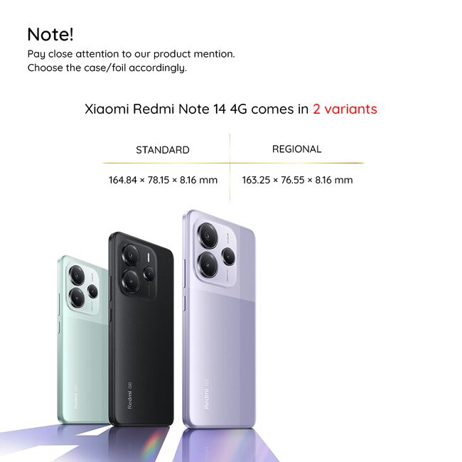 Husa 360° Xiaomi Redmi Note 14 4G Techsuit ColorVerse, mov