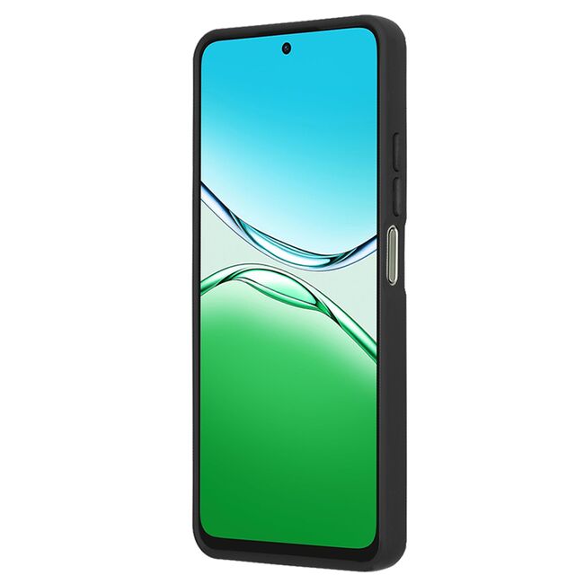 Husa de protectie pentru  Oppo A5 Pro 5G premium cu inel stand rotativ, suport magnetic si bumper anti-alunecare - Negru