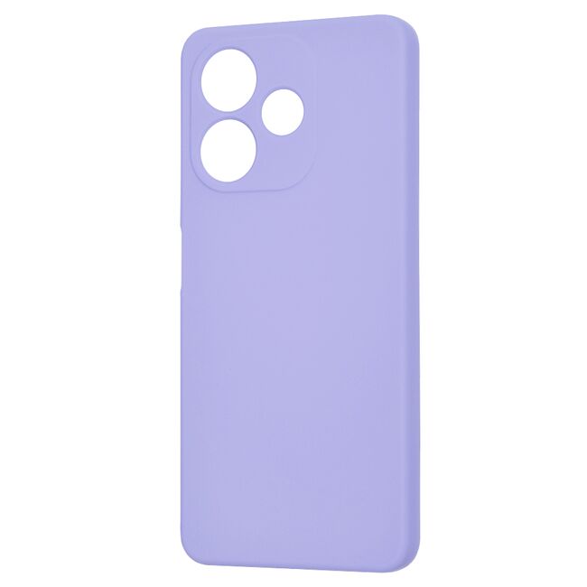 Husa pentru  Oppo A5 Pro 5G Liquid Silicone, subțire, captusita cu microfibra, anti amprentă, protectie cameră foto, Lavanda