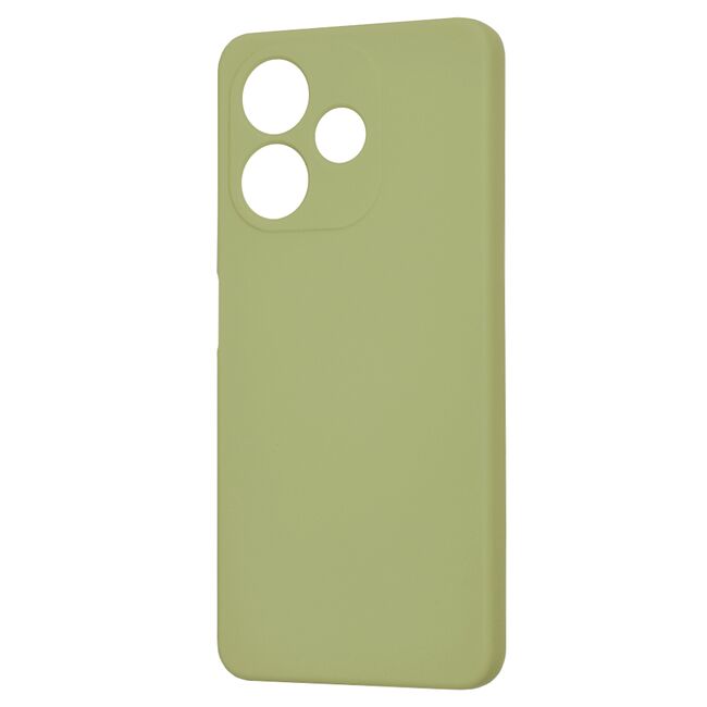Husa pentru  Oppo A5 Pro 5G Liquid Silicone, subțire, captusita cu microfibra, anti amprentă, protectie cameră foto, Verde