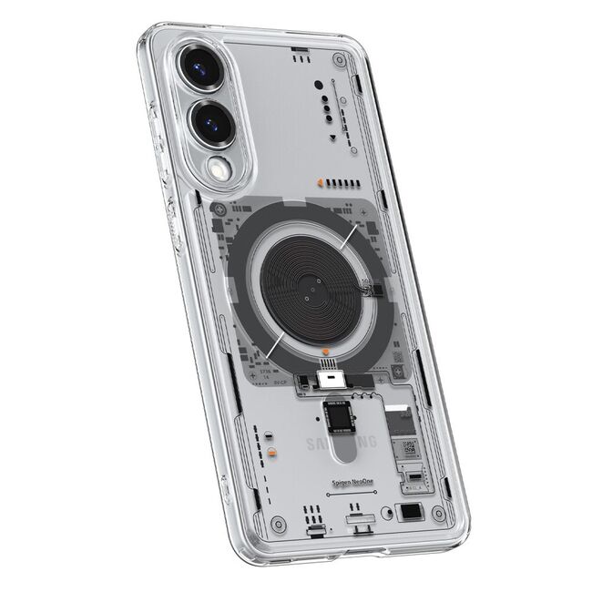Husa pentru  Samsung Galaxy S25 Edge Spigen - Ultra Hybrid MagSafe Neo One - Alb
