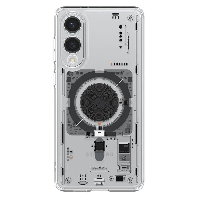 Husa pentru  Samsung Galaxy S25 Edge Spigen - Ultra Hybrid MagSafe Neo One - Alb