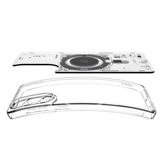 Husa pentru  Samsung Galaxy S25 Edge Spigen - Ultra Hybrid MagSafe Neo One - Alb