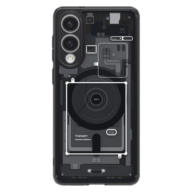 Husa pentru  Samsung Galaxy S25 Edge Spigen - Ultra Hybrid MagSafe Zero One - Negru