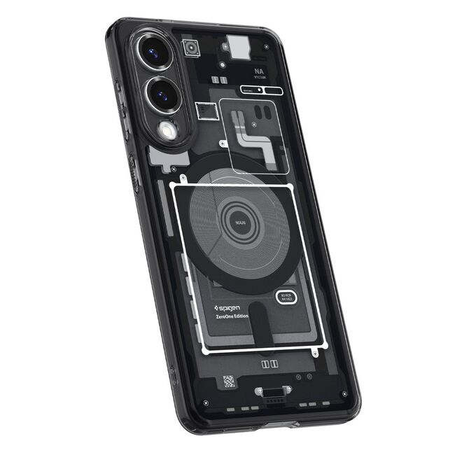Husa pentru  Samsung Galaxy S25 Edge Spigen - Ultra Hybrid MagSafe Zero One - Negru