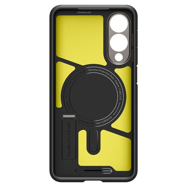 Husa premium pentru  Samsung Galaxy S25 Edge Spigen - Tough Armor MagSafe - Gun metal