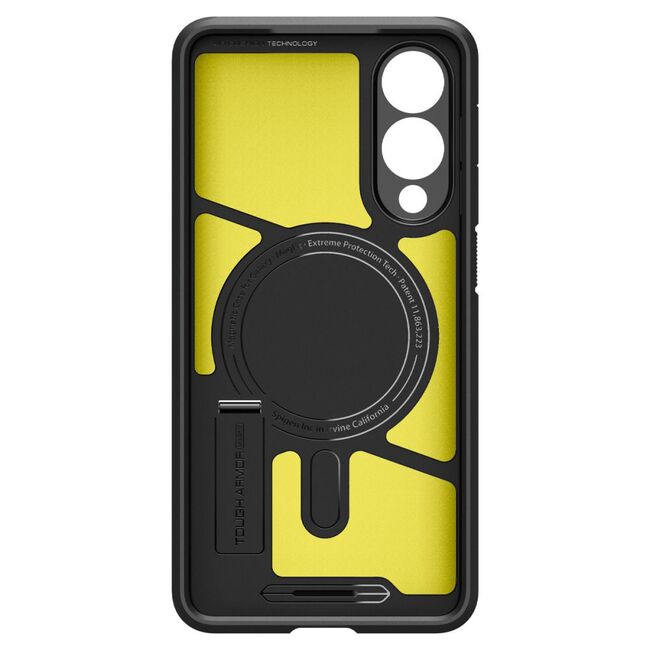 Husa premium pentru  Samsung Galaxy S25 Edge Spigen - Tough Armor MagSafe - Negru