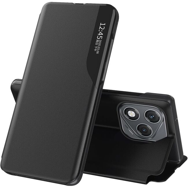 Husa pentru  Honor 400 Lite tip carte, Smart View, Negru