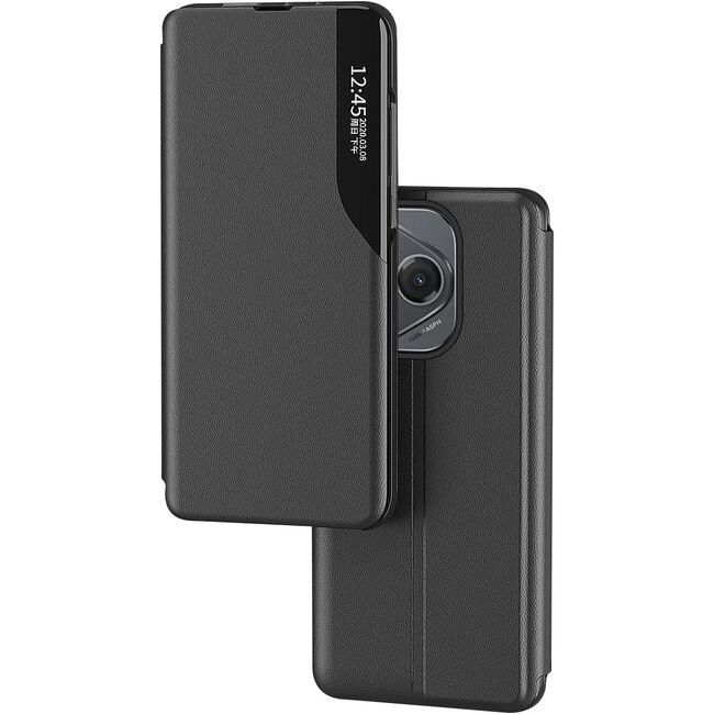 Husa pentru  Honor 400 Lite tip carte, Smart View, Negru