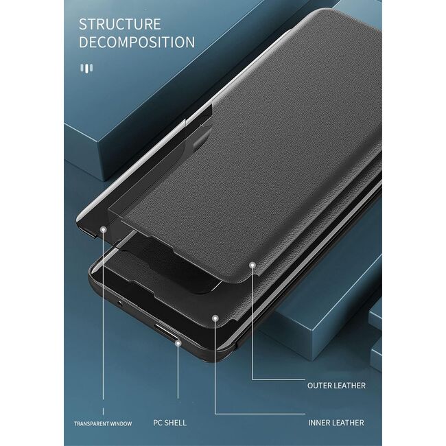 Husa pentru  Honor 400 Lite tip carte, Smart View, Mov