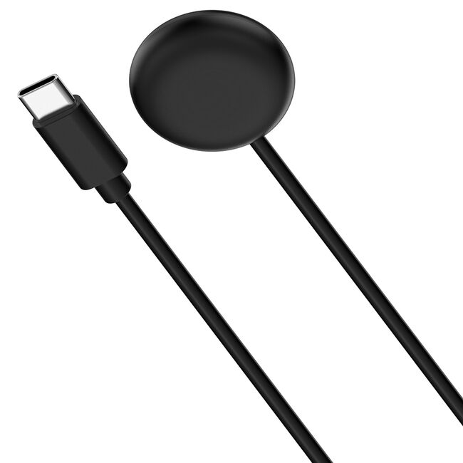 Incarcator pentru Google Pixel Watch 3 (41mm, 45mm) / 2 / Fitbit Ace LTE, Type-C - negru