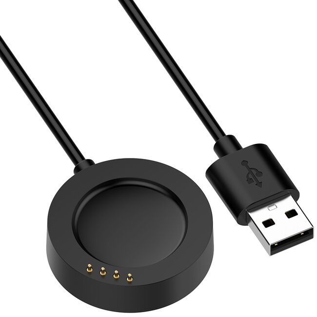 Incarcator wireless pentru Xiaomi Watch S4 Sport, USB - negru