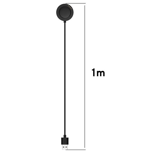 Incarcator wireless pentru Xiaomi Watch S4 Sport, USB - negru