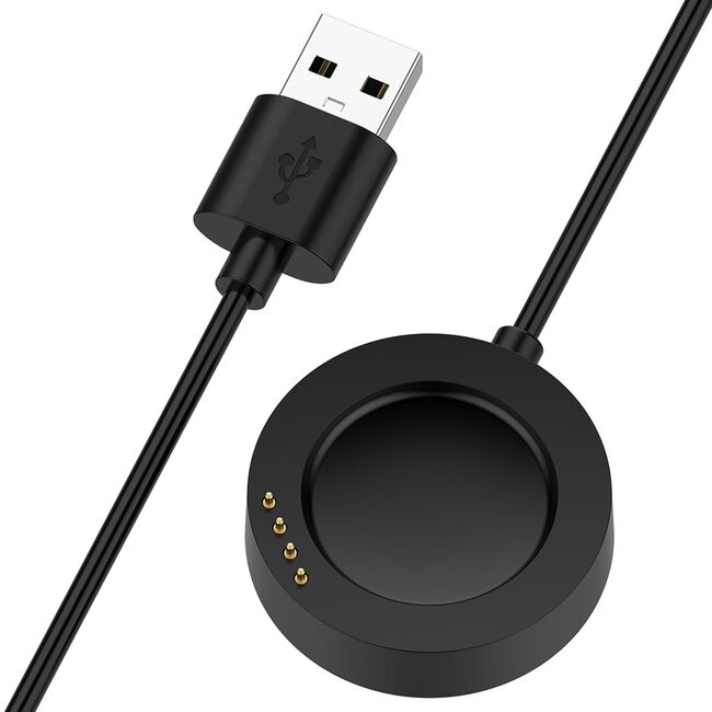 Incarcator wireless pentru Xiaomi Watch S4 Sport, USB - negru