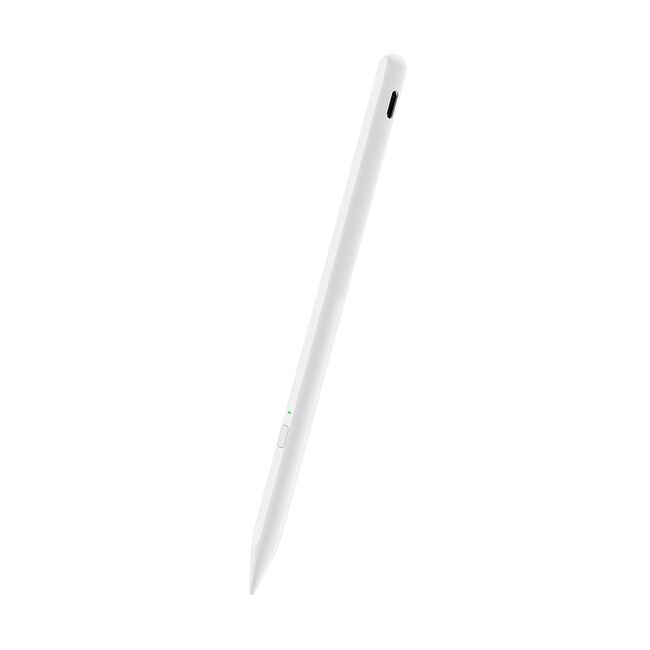 Stylus Pen pentru Tableta, Bluetooth, Type-C, 130mAh, 5V, 0.2A, Palm Rejection, Tilt Pressure Sense  - Techsuit (AX10) - White
