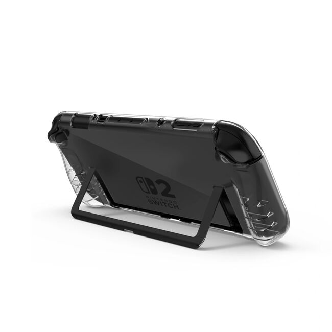 Husa de protectie pentru Nintendo Switch 2, AirShield, Anti-Shock, protectie antizgarieturi si aderenta sporita, transparent