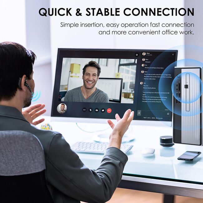 Casca Wireless Bluetooth 5.3 ClearTone X7 cu ENC Anulare Activa a Zgomotului si Carcasa de incarcare 1000mAh USB-C – Autonomie 300h, Hands Free Multipoint, Microfon Dual, Compatibila iOS / Android / PC - negru