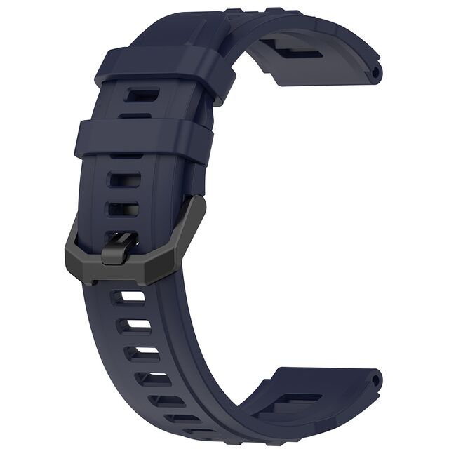 Curea pentru smartwatch Amazfit T-Rex Ultra / Amazfit T-Rex 2 - silicon confortabil - latime 22 mm Albastru