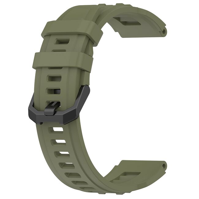 Curea pentru smartwatch Amazfit T-Rex Ultra / Amazfit T-Rex 2- silicon confortabil - latime 22 mm Verde