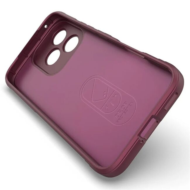 Husa pentru  Honor 400 Lite Liquid Silicone, Microfibre Lining, Non-Slip Airbag Design, Bordeaux