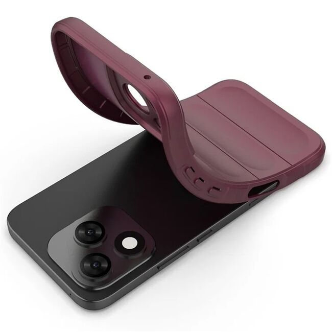 Husa pentru  Honor 400 Lite Liquid Silicone, Microfibre Lining, Non-Slip Airbag Design, Bordeaux