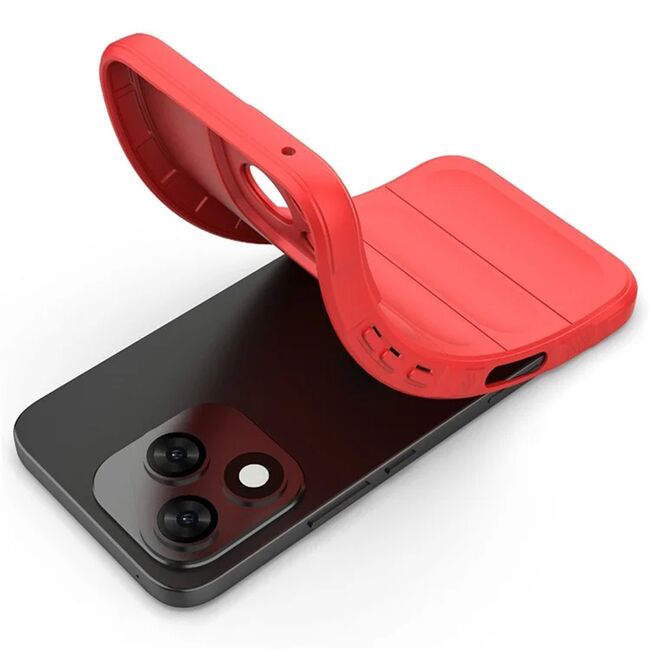 Husa pentru  Honor 400 Lite Liquid Silicone, Microfibre Lining, Non-Slip Airbag Design, Rosu