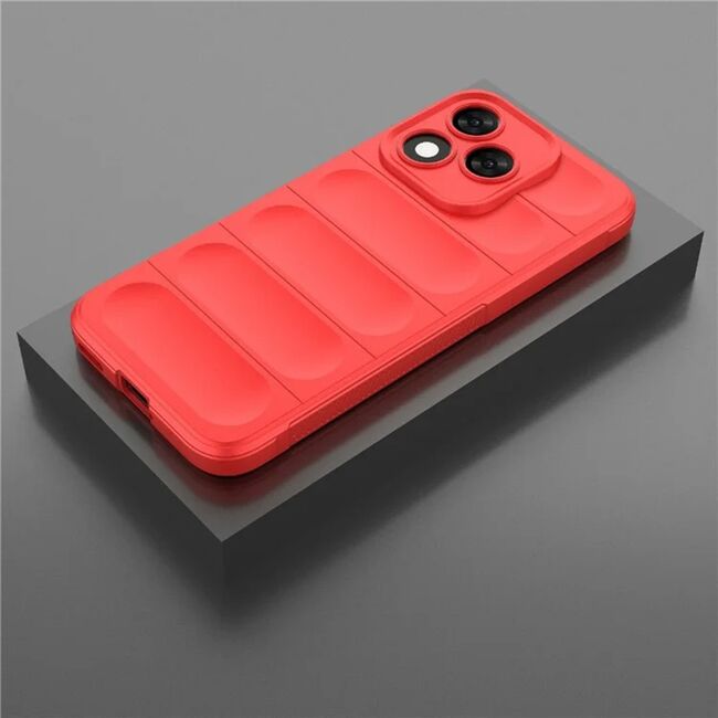 Husa pentru  Honor 400 Lite Liquid Silicone, Microfibre Lining, Non-Slip Airbag Design, Rosu