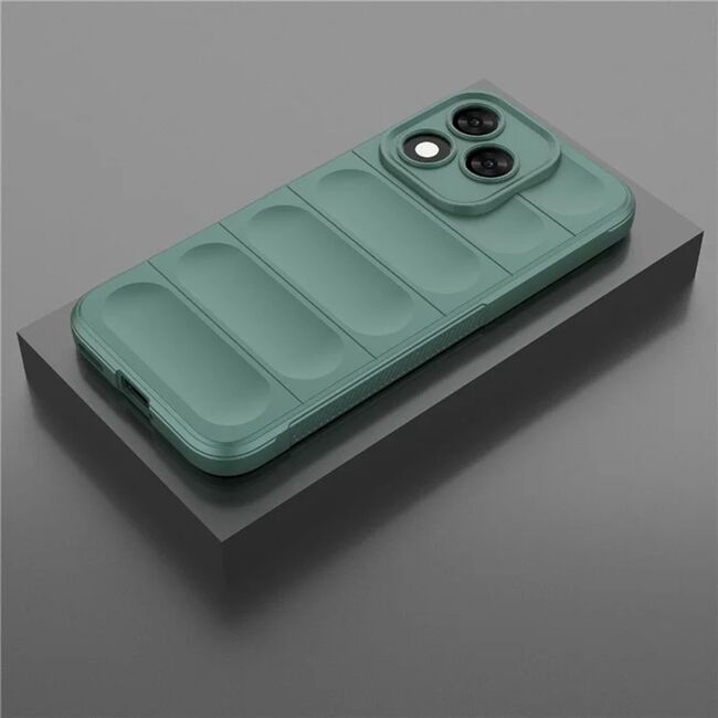 Husa pentru  Honor 400 Lite Liquid Silicone, Microfibre Lining, Non-Slip Airbag Design, Verde