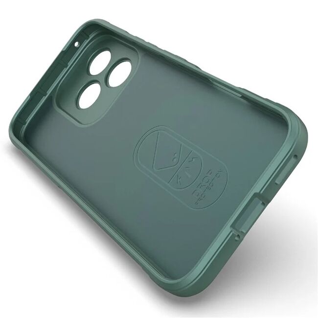 Husa pentru  Honor 400 Lite Liquid Silicone, Microfibre Lining, Non-Slip Airbag Design, Verde