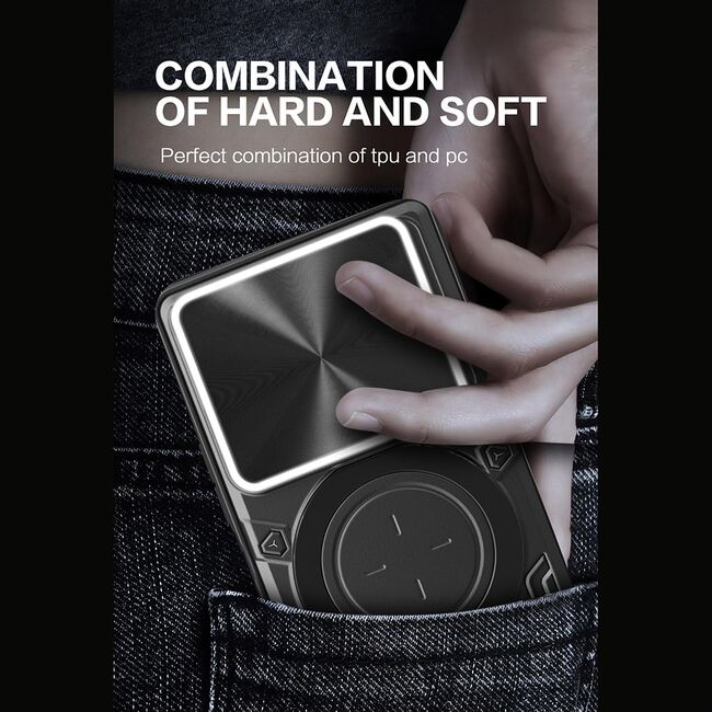 Husa pentru  Motorola Edge 60 Pro cu protecție pentru cameră și suport magnetic integrat Ring Shockproof, Mov