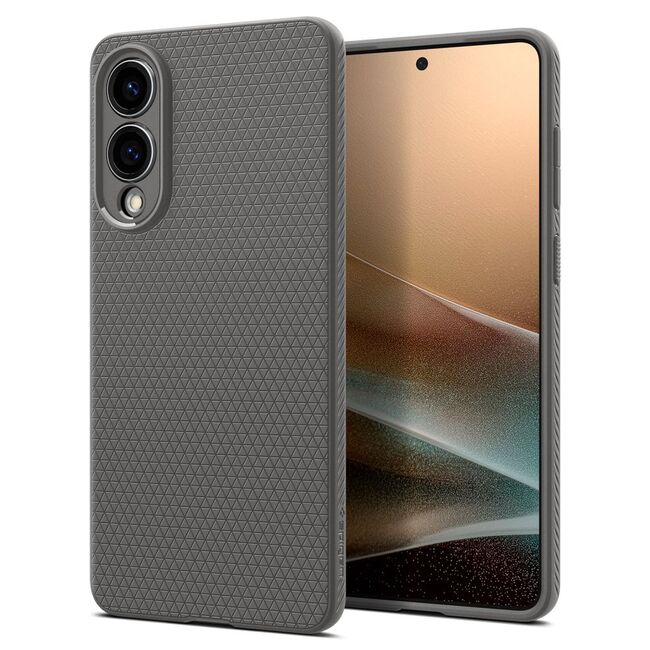 Husa premium pentru  Samsung Galaxy S25 Edge Spigen - Liquid Air - Gri