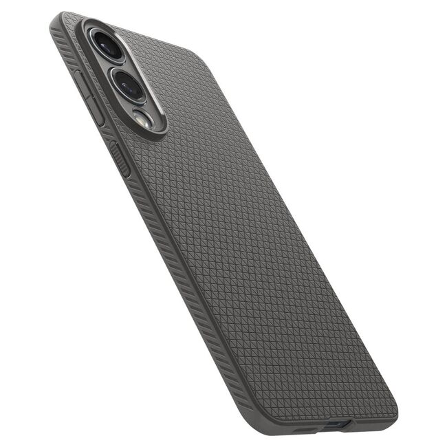 Husa premium pentru  Samsung Galaxy S25 Edge Spigen - Liquid Air - Gri