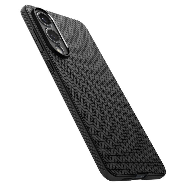 Husa premium pentru  Samsung Galaxy S25 Edge Spigen - Liquid Air - Negru