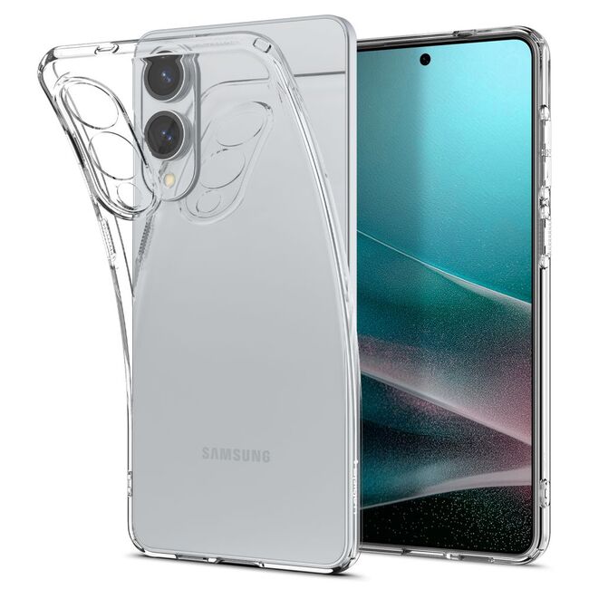 Husa premium pentru  Samsung Galaxy S25 Edge Spigen - Liquid Crystal - Transparent