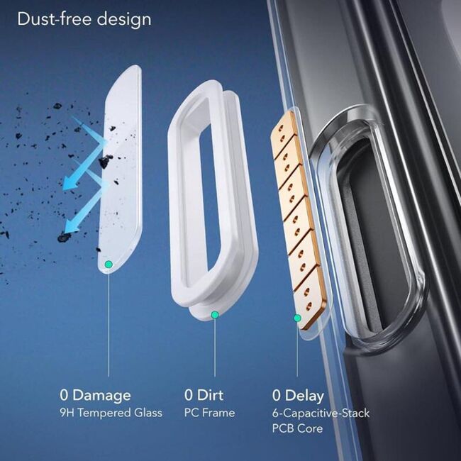 Husa premium pentru  iPhone 16 Plus compatibila MagSafe ESR - Classic Hybrid HaloLock - Clear