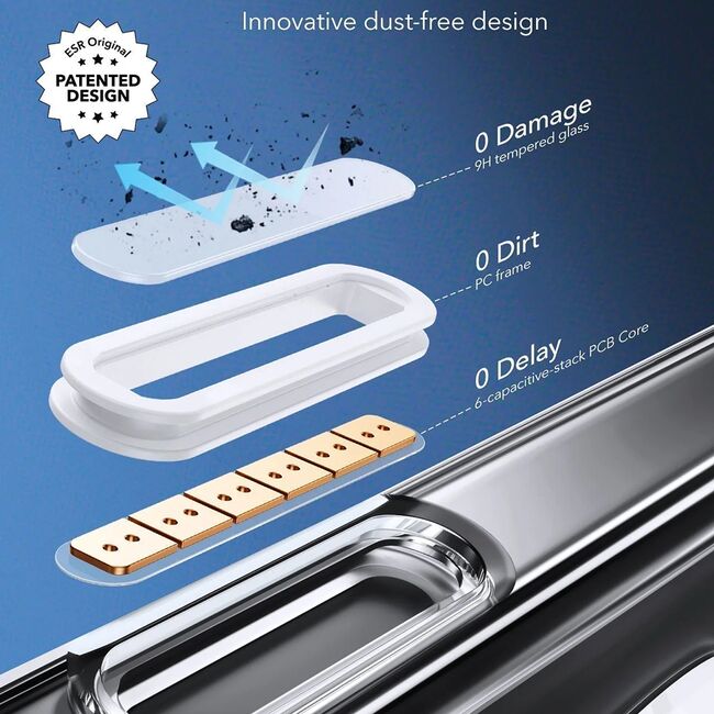 Husa premium pentru  iPhone 16 Pro Max compatibila MagSafe ESR - Classic Hybrid HaloLock - Clear